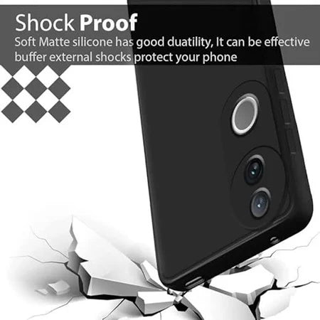 Vivo T4 Ultra 5G High Quality Soft Silicone Back Case with Camera Protection Back Cover