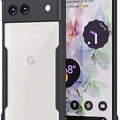 Google Pixel 8 Back Case All four-sided drop protection Back Cover in Black Colour (Pack of 2)