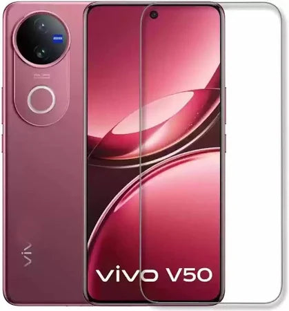 Vivo V50 5G Ultimate Protection Specially Designed for Edge(Curved) Phone UV Glue Glass