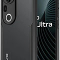 Vivo T4 Ultra 5G Back Case All four-sided drop protection Back Cover in Black Colour (Pack of 2)