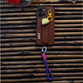 AYKIZ Designed Magnetic Stand & Holder,Decorative Hard Heart Keychain Cover for Vivo Y35/Y22 4G