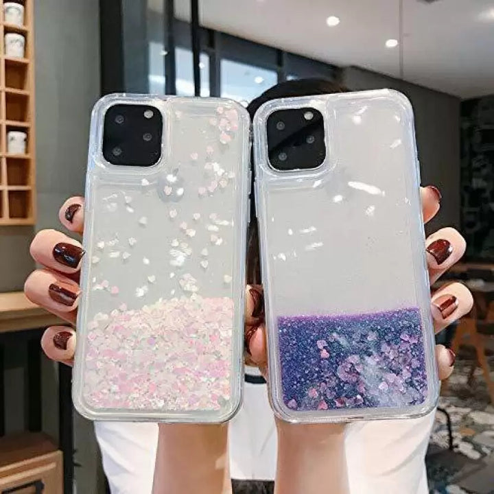 Star Glitter High Quality Phone Case Liquid Quicksand Glitter Sequin Protective Cover for Oppo